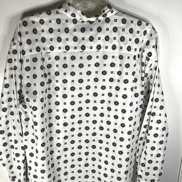 Vintage Levi Strauss Sportswear All Over Print‎ Collared Blue Tag Shirt Size L - Picture 9 of 10